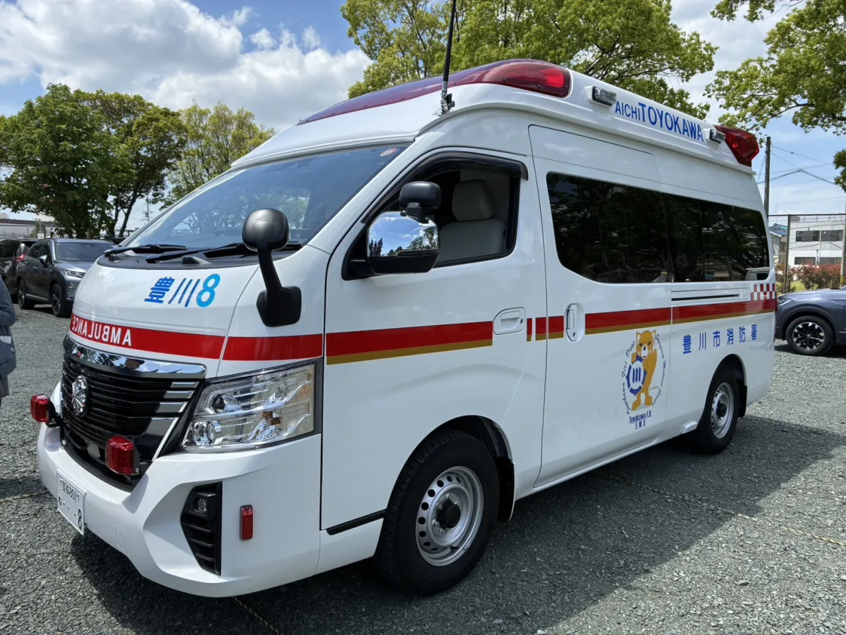 豊川市消防署の救急車
